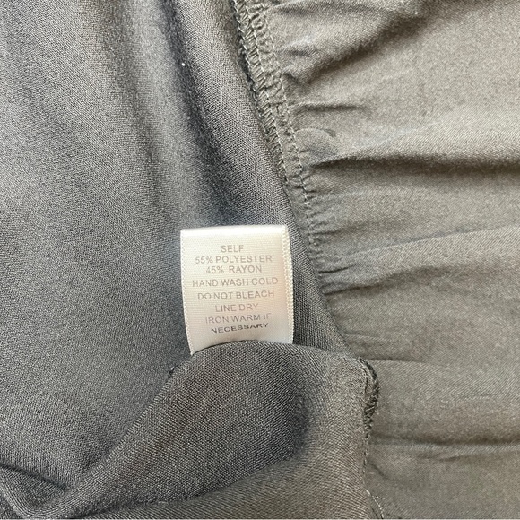 Mittoshop Black Square Neck Ruffled Peasantcore Cottagecore Maxi Dress Size M - Picture 10 of 11